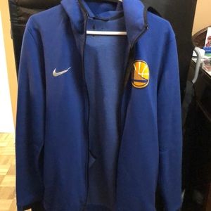 NBA warriors shooting jacket! Nike! Size Large